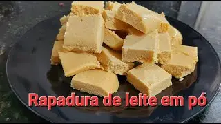 Rapadura de leite em pó,  desmancha na boca, muito gostoso
