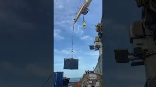 Cargo transfer #container #shiptoship