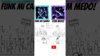 COM MEDO! VS FUNK MI CAMINO #phonk #funk #shorts #music #foryou @zerofunk30