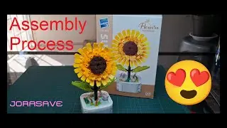 Sunflower Zuanma assembly process Ensamble de Girasol tipo Lego Zuanma