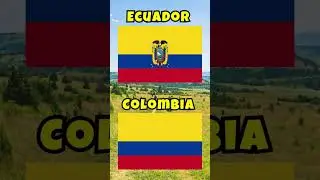 Why are the flags of Colombia, Ecuador, and Venezuela so similar? #flags
