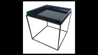 &nbsp;Mesa ratona tipo bandeja &ndash; Hierro con estilo ✖️⬛ #MesaRatona #MesaDeLiving #HierroConEstilo