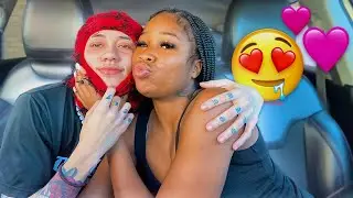 PICKING MY GIRLFRIEND UP WITH ANOTHER GUY IN THE CAR *WENT WRONG AF*