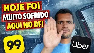 O PIOR DIA  RODANDO NO DF?😱99 e UBER ME TESTARAM HOJE.