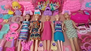 Hello kitty/ 8 Minutes Satisfying with Unboxing Pink Accessories Barbie and friends/ ASMR 