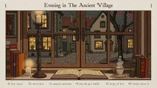 evening in the ancient village, gentle music and a good cup of tea