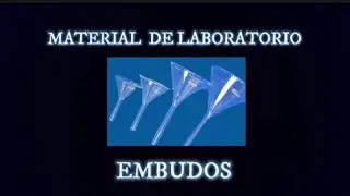 Material de Laboratorio : Embudos.
