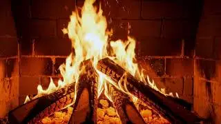 🔥 Cozy Fireplace 4K UHD | Crackling Fire Sounds for Sleep, Relaxation & Cozy Ambience (No Ads)