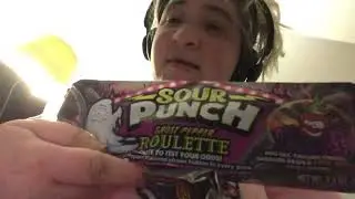 Sour Punch Ghost Pepper Roulette Straws Halloween Candy