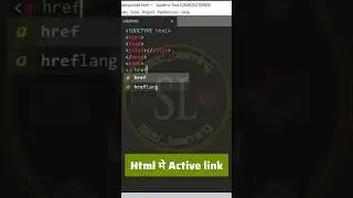 how to insert  link in html|coding & tricks lover|html tag se active link lgana|| link in html tag