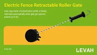 LEVAH -Retractable Rope Tape Gate Handle, Retractable Roller Gate, Flexi-Gate China Factory Supplier