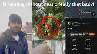 I tried running without music, here's what happened! | Couch to 5k Run 9