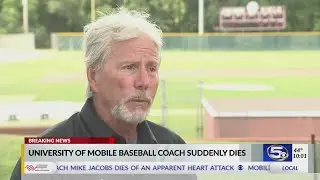 University of Mobile baseball coach dies of apparent heart attack