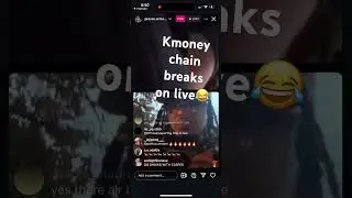 K moneys chain breaks on live with pressa