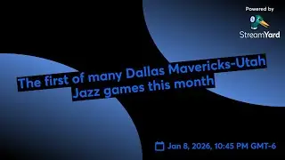 The first of many Dallas Mavericks-Utah Jazz games this month  📱