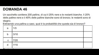 Concorso STEM 2021 - A028 - risposte alle domande 46 - 47 - 48 - 50