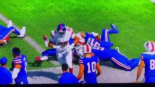 Madden 26, Russell Wilson trying to run on the Bills defense! Fumble call reversed, WTH?
