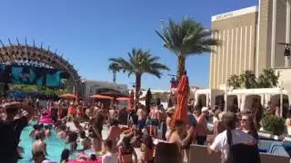 Day light pool party in Vegas