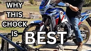 Best Bang For The Buck | Adventure and Dirt Bike Wheel Chock Stand #motorcycle #trailer #wheelchock