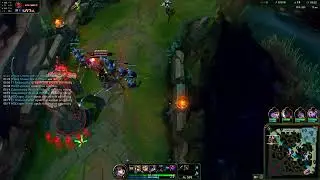 The melee minion was my warding buddy