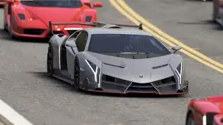 PROJECT CARS 2 - racing a street legal 4.5mil Lamborghini veneno on California!!!
