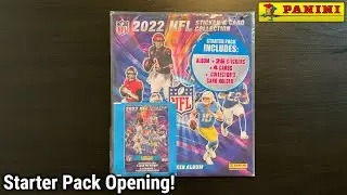 Starter Pack Opening! - Panini NFL 2022 Sticker & Trading Card Collection! (Brady & Rookies?!)