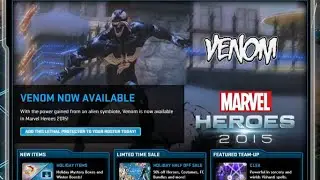 Marvel Heroes - Venom Gameplay (With Symbiote Spider-Man Team-Up)