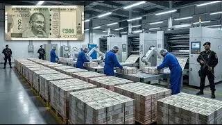 Inside the Indian Rupee Factory: How India Produces Its National Currency (Full Process)