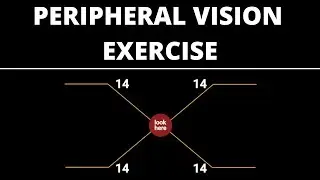 PERIPHERAL VISION EXERCISE | How to improve your eyesight