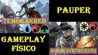Temur Skred Vs Boros Synthesizer [PAUPER] | Gameplay Físico #mtgpauper #mtgpaupergameplay