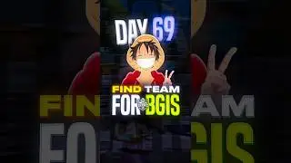 Find Team For BGIS #esports #gaming #shorts