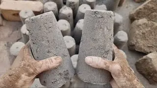 Black Stoney Sand Floor Crumbling 