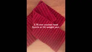 Easy [Inexpensive & Cute] Crochet Scarf Pattern