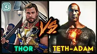 BLACK ADAM Vs THOR | Superhero Showdown In Hindi | BlueIceBear