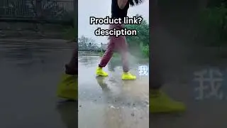 Waterproof Silicone Shoe Covers | Non-Slip Rubber Overshoes Rainy Days #RainGear #outdooressentials