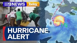 Jamaica on alert as Hurricane Melissa intensifies | 9 News Australia
