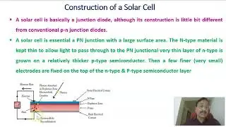 Solar Cell  Basic Semiconductor Physics