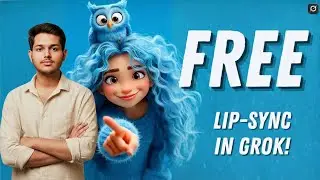 Free AI Video Generator 2025  How I Added Perfect Lip-Sync in Grok?