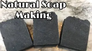 Activated Charcoal Hot Process Soap | Natural Soap Making