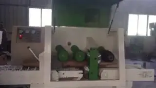 Wood Timber Log Multi Rip Saw Blade Cutting Machine Double Chain