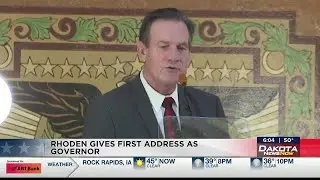 Rhoden delivers address to legislature in joint session