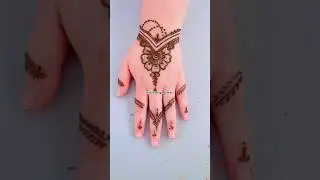 Simple Mehndi Design 🌸 #henna #mehndi #simplemehndi #beginnerfriendly #music#newsong #tutorial #art
