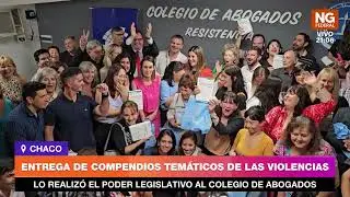 NGFEDERAL ENTREGA DE COMPENDIOS TEM&Aacute;TICOS DE LAS VIOLENCIAS - CHACO