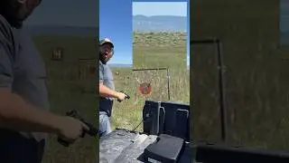 160 yard shot with a Grand Power K100 Mk 12 🤠 #shooting #9mm #gun #pistol #shortsvideo #shorts