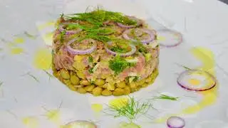 Venison Tartare with Lentils