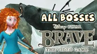 Disney Pixar Brave All Bosses | Boss Fights  (PS3, X360, Wii)