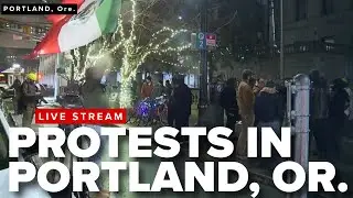 LIVE | Protesters gather outside Portland City Hall after CPB shooting