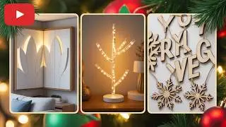 Top 3 Aesthetic Home Decor Pieces for 2025 | Lotus Corner Shelf, Birch Light & Christmas Ornaments 🎄