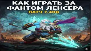 КАК ИГРАТЬ ЗА PHANTOM LANCER В 7.40b / zutmena показывает