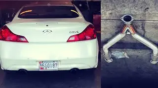 Infiniti G37 ISR Y - pipe install and exhaust sound